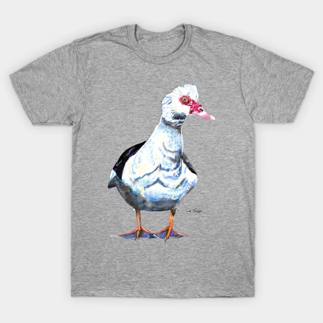 Muscovy Duck T-Shirt by lucafon18